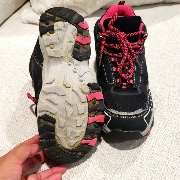 Pink and black snickers kids size 3 - Picture 5 of 8